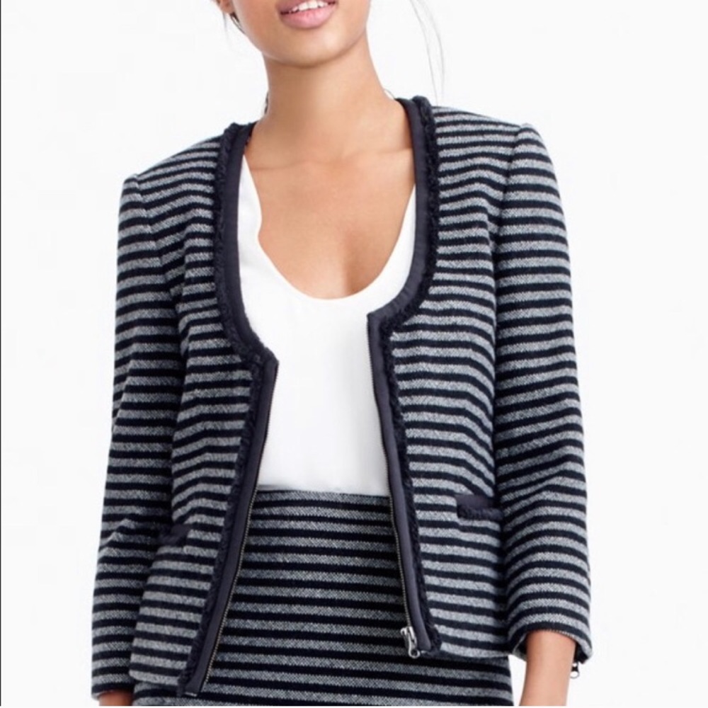 Elegant wool blend J. Crew “lady blazer”